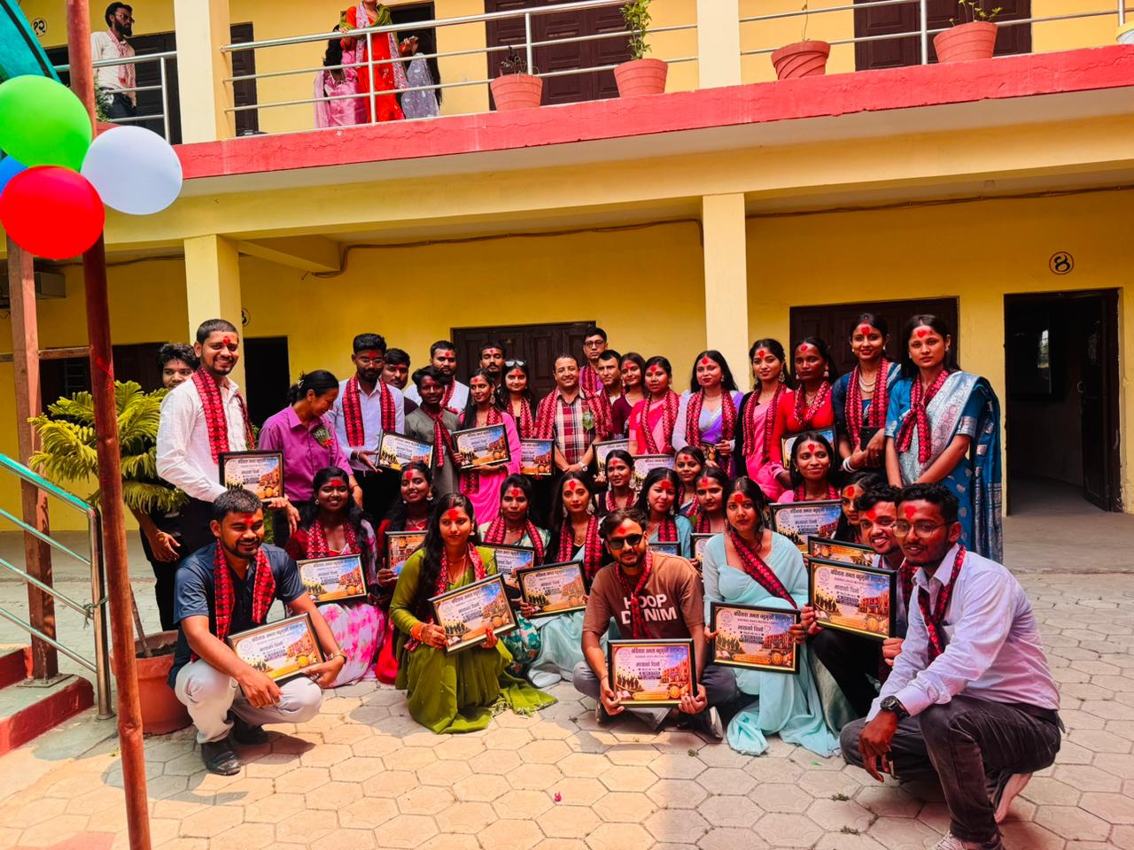 Farewell Program, 4th year students.